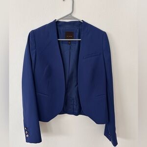 The Limited Women’s Blue Cropped Blazer | Size Small